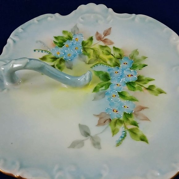 Trinket Candy Dish Artisan Signed Hand Painted 1963 - Picture 7 of 9